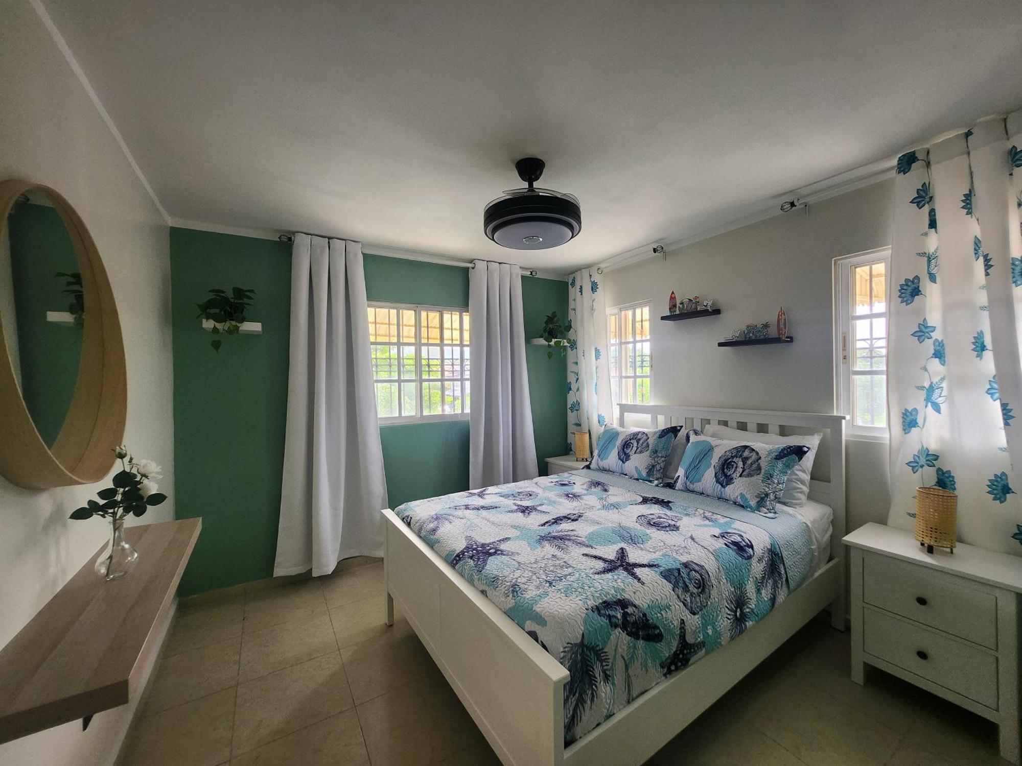 Casita Linda Larimar - 2Br Apartment With Rooftop, Bay Views, Fast Wifi, Near Beach In Barahona מראה חיצוני תמונה