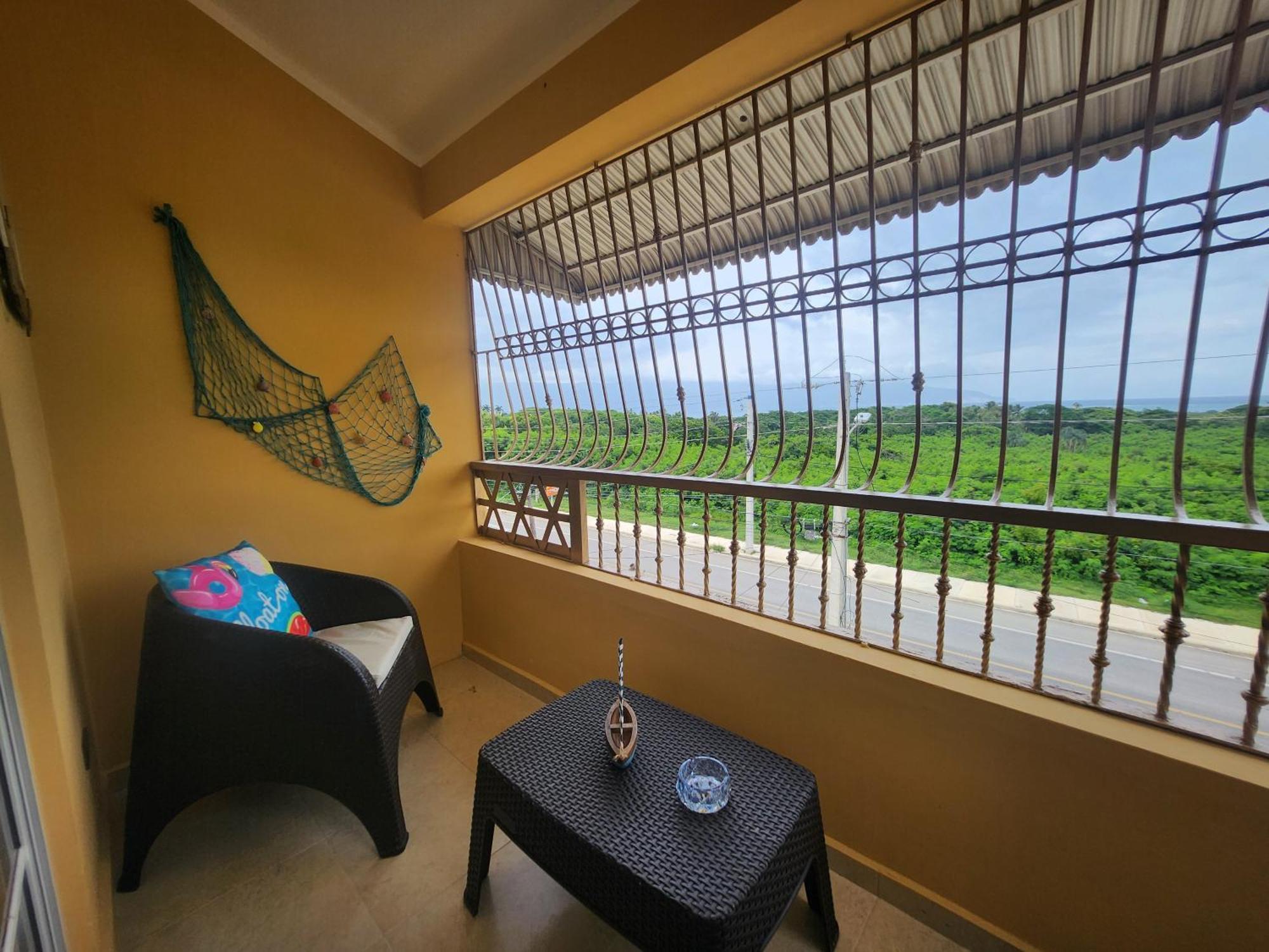 Casita Linda Larimar - 2Br Apartment With Rooftop, Bay Views, Fast Wifi, Near Beach In Barahona מראה חיצוני תמונה