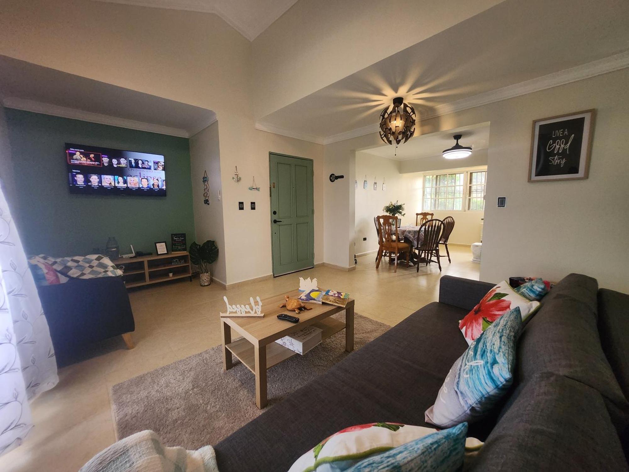 Casita Linda Larimar - 2Br Apartment With Rooftop, Bay Views, Fast Wifi, Near Beach In Barahona מראה חיצוני תמונה