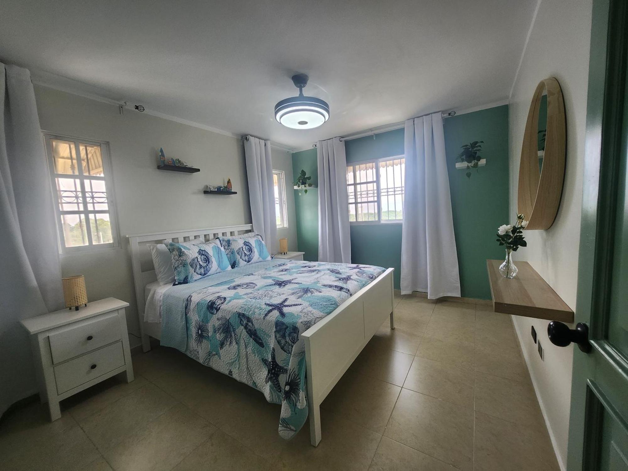 Casita Linda Larimar - 2Br Apartment With Rooftop, Bay Views, Fast Wifi, Near Beach In Barahona מראה חיצוני תמונה